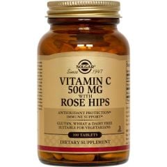 Vitamina C 500 Mg Con Fruta De Rosa Mosqueta