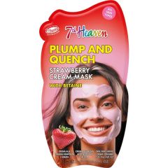 Mascarilla Facial Hidratante Calmante A La Crema De Fresas
