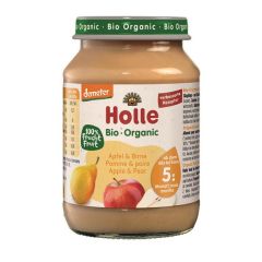 Puré Ecológico De Pera Y Manzana 5M