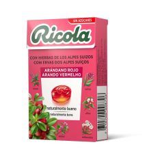 Caramelos Suizos De Hierbas Sabor Arándano Rojo