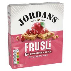 Barras De Frusli De Arándanos Rojos Y Manzana