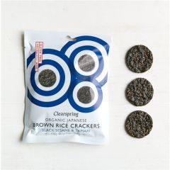 Balltés Crackers De Arroz Integral Con Sésamo Negro Bio