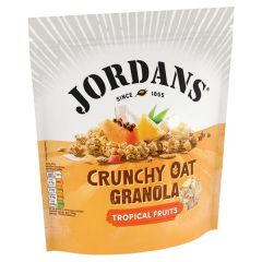 Granola Crujiente Con Frutas Tropicales