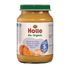 Puré De Calabaza Y Pollo Ecológico