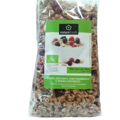 Muesli Crujiente Con Frambuesa Y Mora Bio