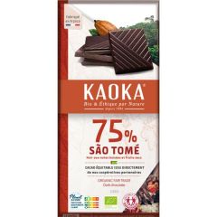 Chocolate Negro 75% Cacao Bio Fair Trade São Tomé