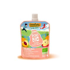 Manzana Melocotón Albaricoque Bio Poki