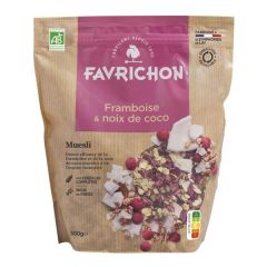 Muesli Ecológico De Frambuesa Y Coco