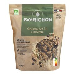 Muesli Ecológico Semillas De Lino Y Calabaza