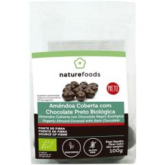 Almendras Cubiertas De Chocolate Negro Ecológico