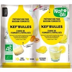 Preparado En Polvo Ecológico Para Elaborar Bebida De Kéfir