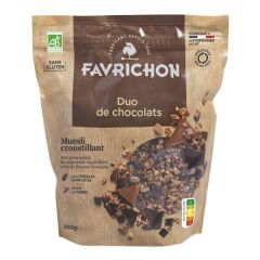 Muesli Crujiente Ecológico Sin Gluten Dúo De Chocolates