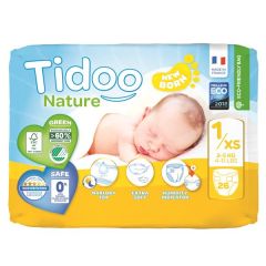 Pañales Ecológicos Para Recién Nacidos Talla 1Xs (2-5Kg) X26