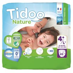 Pañales Ecológicos Tamaño 4L+ (9-20Kg) X23
