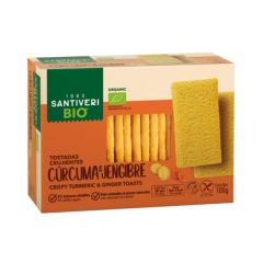 Tostadas Con Cúrcuma Y Jengibre Bio 100G