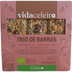 Trío De Barritas Bio Mix Semillas Y Pasas Sultanas Sin Gluten