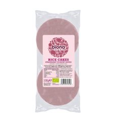 Bolatés De Arroz Cubierta De Yogur De Fresa Bio