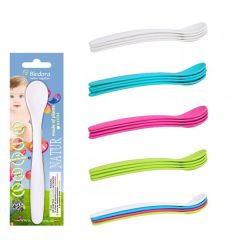 4 Cucharas Pequeñas De Colores Variados