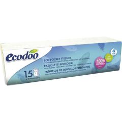 Paquete De Pañuelos De Bolsillo Ecológicos 15 Unidades