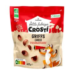 Pétalos Crujientes De Cereales De Trigo Con Chocolate Ecológico