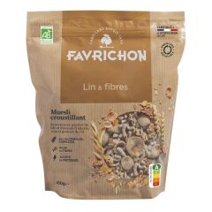 Muesli Ecológico De Fibra De Semillas De Lino