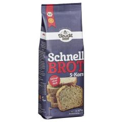 Preparado De Pan Ecológico Con 5 Cereales Sin Gluten
