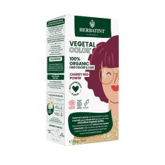 Tinte De Pelo Vegetal En Polvo Bio - Poder Rojo Cereza
