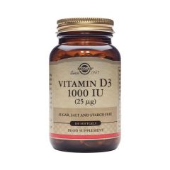 Vitamina D3 1000Ui 25Mcg 100 Cápsulas Blandas