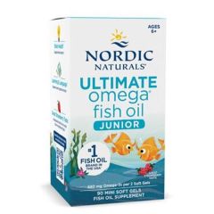 Ultimate Omega Junior, Aceite De Pescado, Cápsulas Con Sabor A Fresa