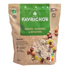 Muesli Ecológico Con Pasas, Avellanas Y Almendras