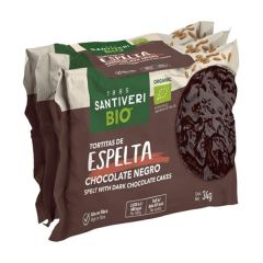 Galletas De Espelta Cubiertas De Chocolate Negro