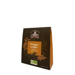 Cáscara De Naranja Cubierta De Chocolate Negro Ecológico