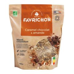 Muesli Crujiente Bio Caramelo, Chocolate Y Almendra