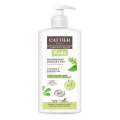 Champú Y Gel De Ducha Para Niños 2 En 1 - Fragancia De Manzana Verde