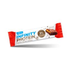 Barrita De Proteínas Con Caramelo, Avellanas Y Chocolate. Sin Gluten