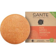 Gel De Baño Sólido Con Naranja Y Mango Ecológicos