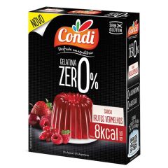 Gelatina Zero Frutos Rojos 26G Condi