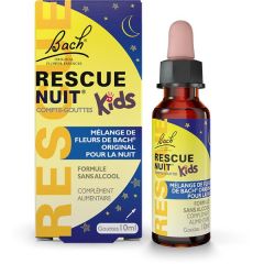 Bach Rescue Kids Gotas De Noche 10Ml S. Alc