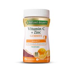 Vitamina C + Zinc, En Gominolas Con Sabor A Naranja