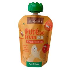 Vida Celeiro Bio Puré Plátano Manzana Mango Albaricoque 100G