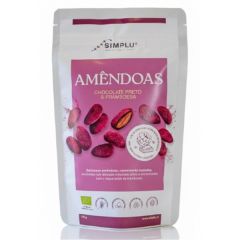 Almendras Con Chocolate Negro Y Frambuesas