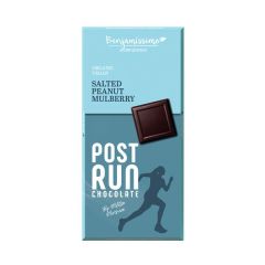 Chocolate Ecológico Con Cacahuetes Y Moras Blancas Post Run