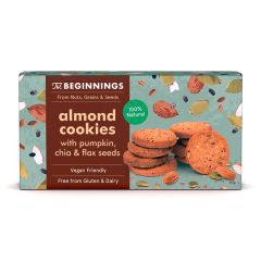 Galletas De Almendra Calabaza, Chia Y Semillas De Lino Sg 80G