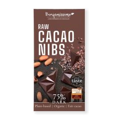 Chocolate Negro Ecológico Con Pepitas De Cacao