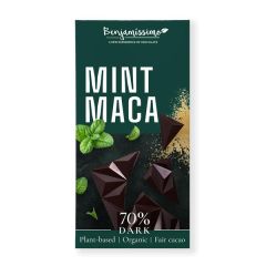 Chocolate Negro Bio 70% Menta Manzana Sg 60G