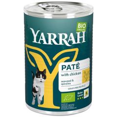 Yarrah Cat Pate Chicken Spirul Bio 400G