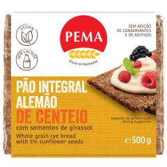 Pan De Centeno Integral Alemán Con Semillas De Girasol