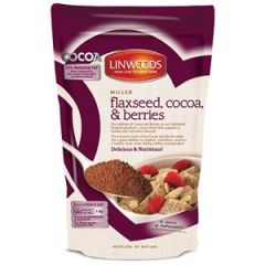 Semillas De Lino, Cacao Y Bayas Molidas