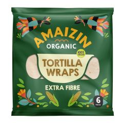 Tortilla Wrap 6 Extra Fiber Amaizin