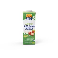 Bebida De Arroz Con Avellanas Isola Bio 1Lt